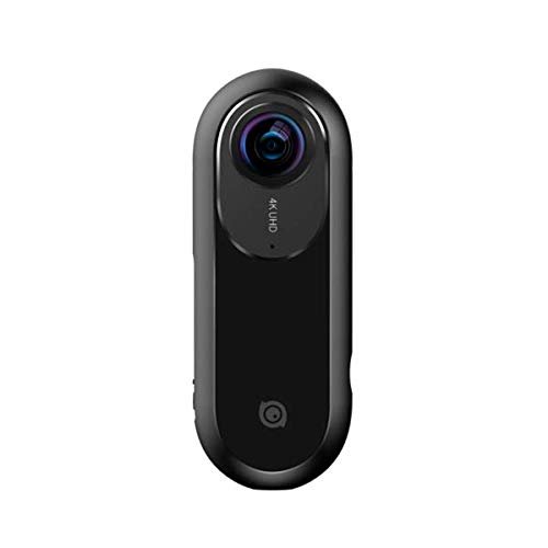 Insta360 ONE 360 Action Sport Videokamera, VR Panorama Kamera, Dual Fish Eye-Objektiv, 24MP 7K Fotos 4K Videos Stabilisierungsfunktion für iPhone 6/7/8/X-Serie Plug und Play, Schwarz